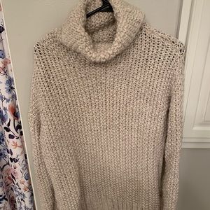 abercrombie oatmeal turtleneck